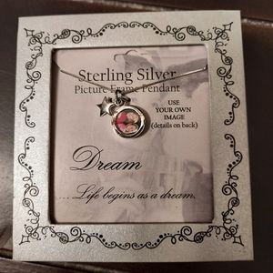 Sterling Silver Picture Frame Pendant